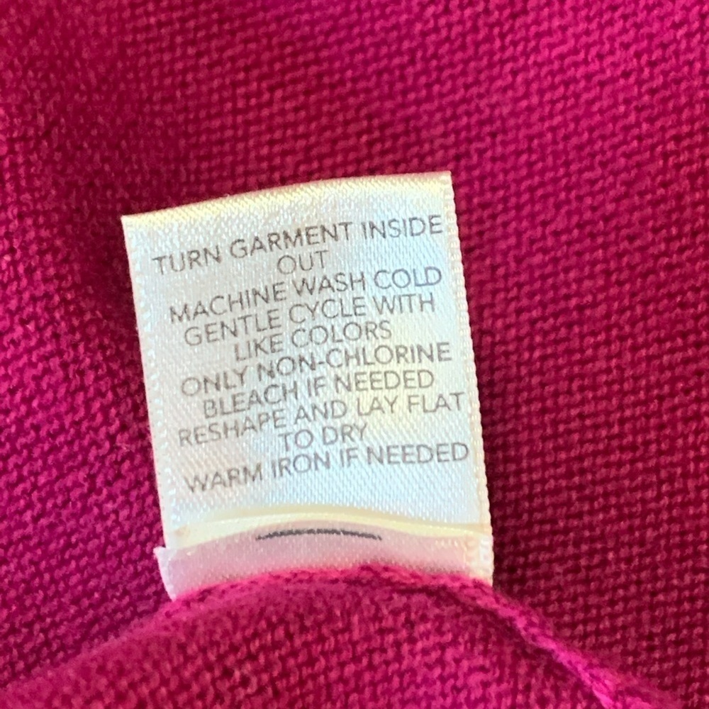 Christopher & Banks Sweater Tank Raspberry Layer - Picture 10 of 10
